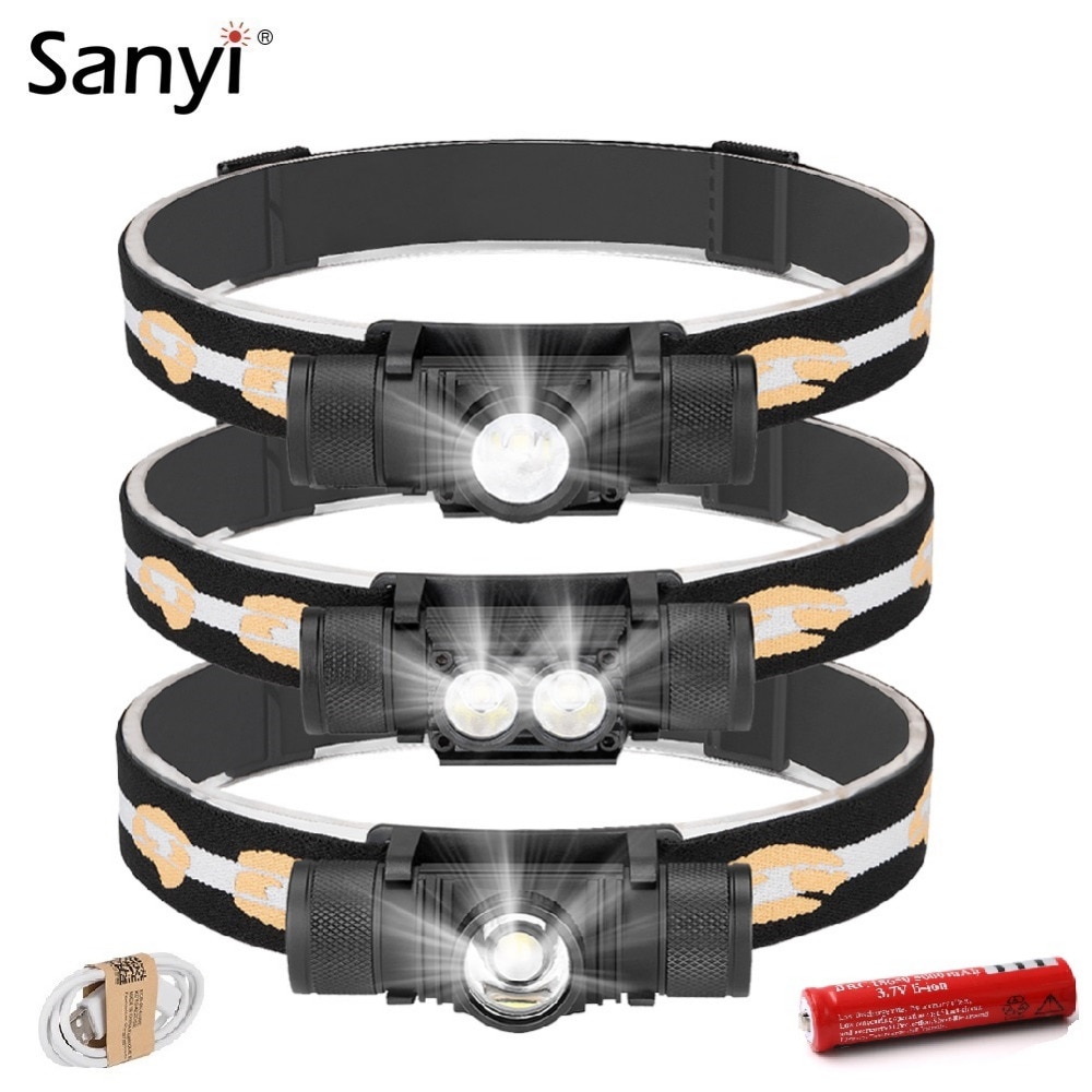 Sanyi XM-L2 LED 工, USB  ̽, Ŭ..